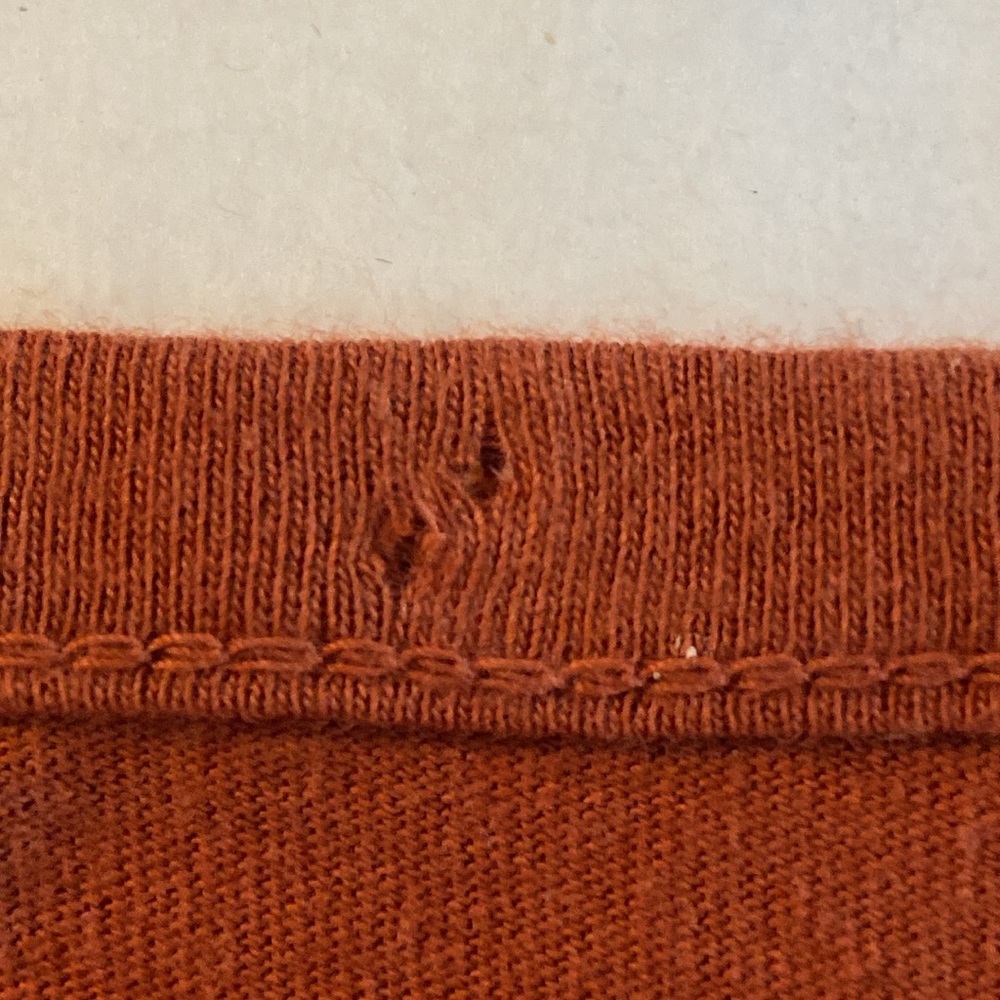 Frank and Eileen  Luxe Rust Long Sleeve  Casual Everyday Top 3516 - Picture 8 of 8